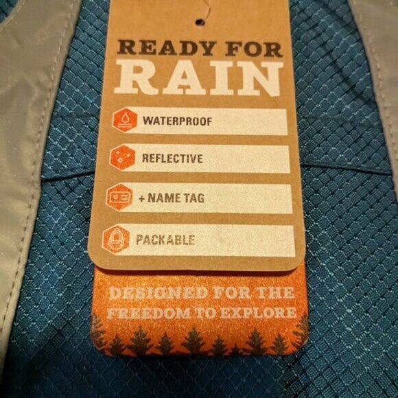 Arcadia Trail Reflective Raincoat Teal size Small NWT - Picture 4 of 10
